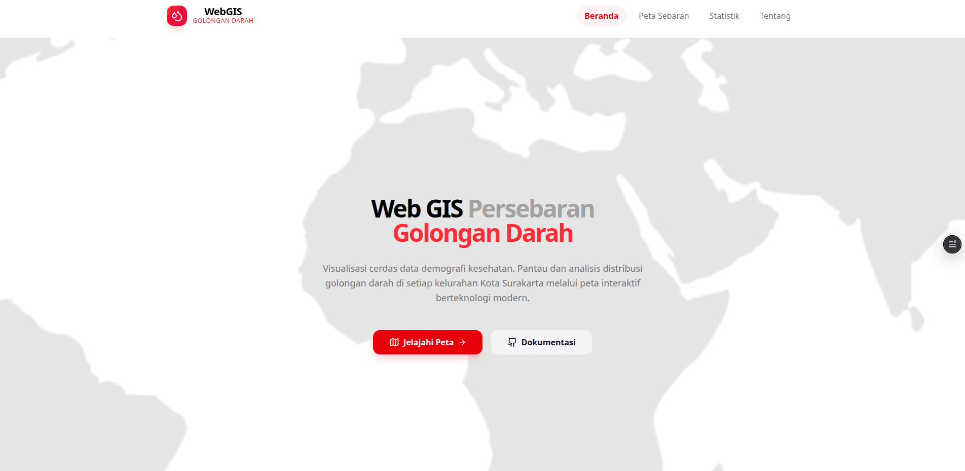 WebGIS Persebaran Golongan Darah